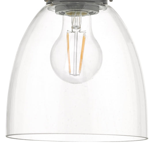 Dar Lighting ARV0161 Arvin Pendant Antique Chrome & Glass - 29956