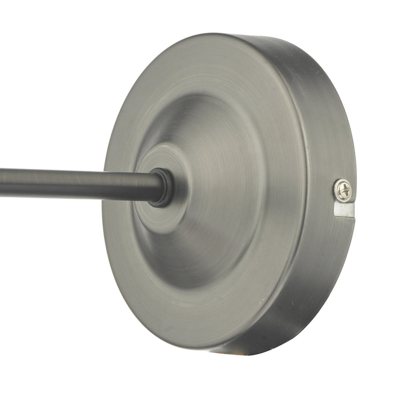 Load image into Gallery viewer, Dar Lighting ARV0761 Arvin Industrial Wall Light Antique Chrome with Clear Glass Shade - 34897
