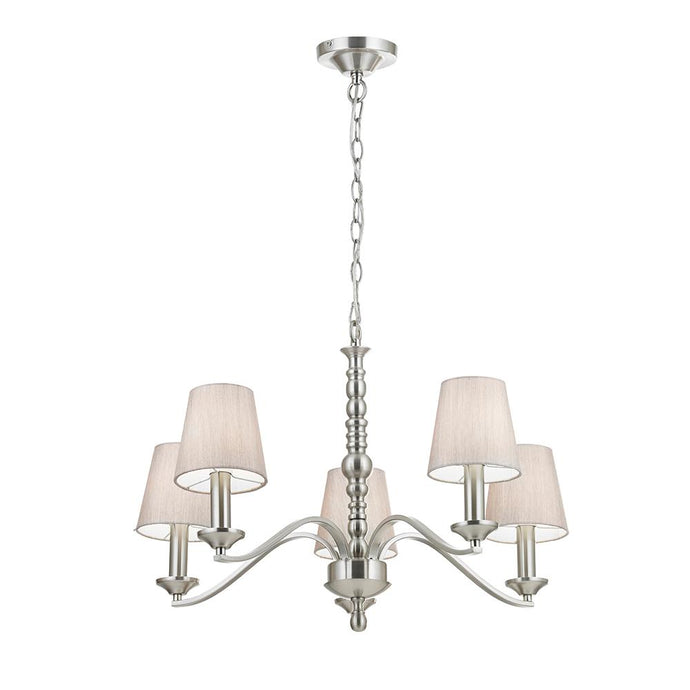 Endon Lighting ASTAIRE-5SN Astaire 5lt Pendant - 34534