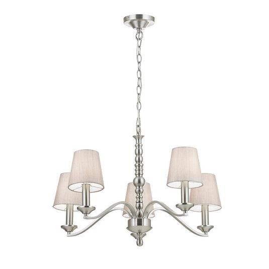 Endon Lighting ASTAIRE-5SN Astaire 5lt Pendant - 34534