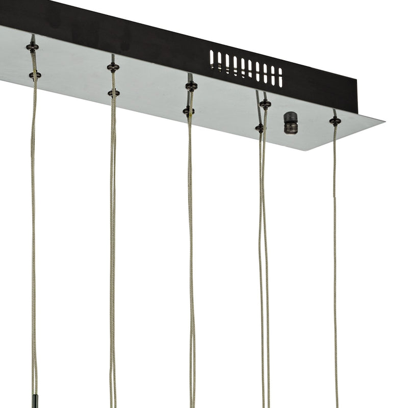 Load image into Gallery viewer, Dar Lighting AUR6264 Aurelia 15lt Bar Pendant Black Chrome &amp; Multi Colour - 22890
