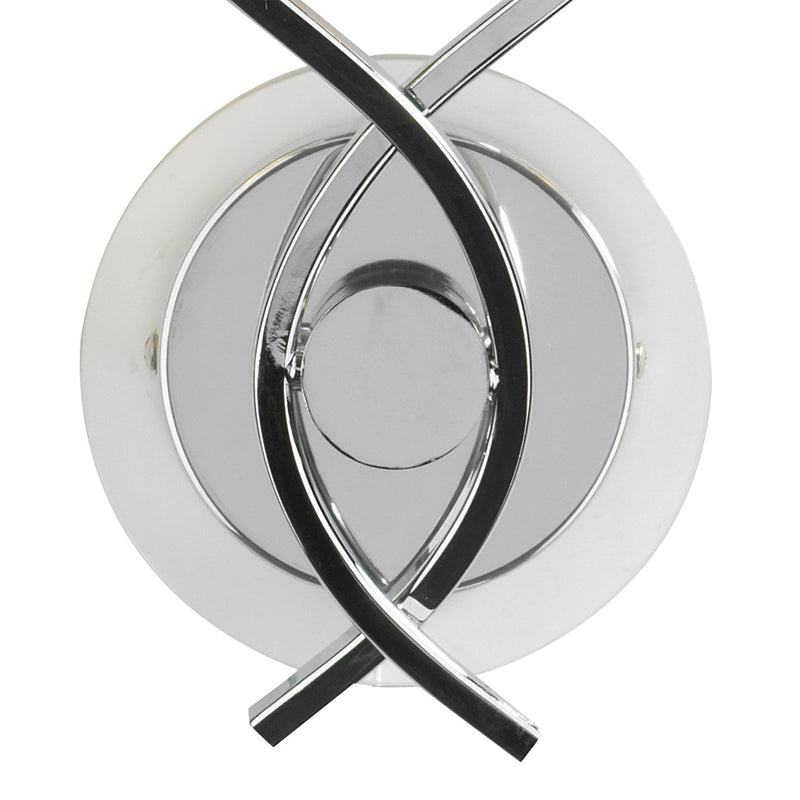 Load image into Gallery viewer, Dar Lighting AUS0950 Austin 2 Light Wall Bracket Polished Chrome - 12980
