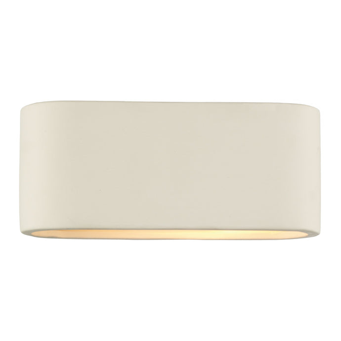 Dar Lighting AXT072 Axton Ceramic Wall Light Small - 19753