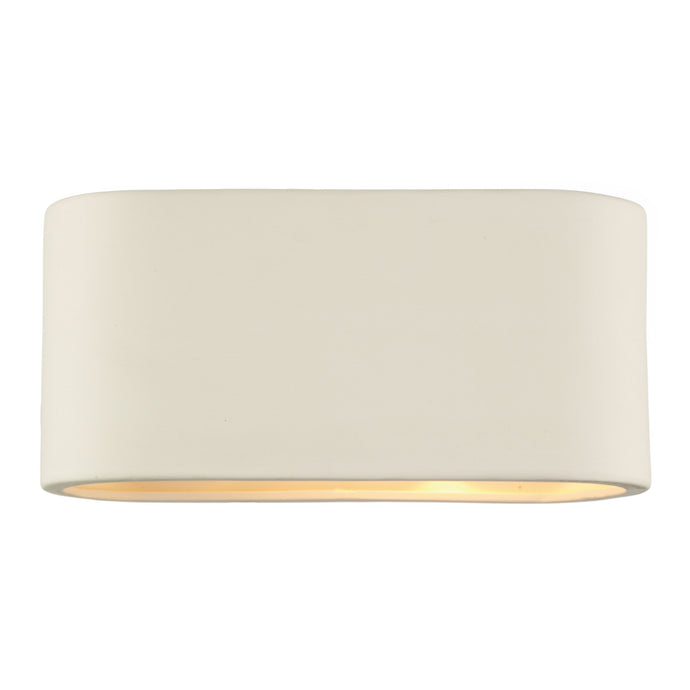 Dar Lighting AXT372 Axton Ceramic Wall Light Large - 19752