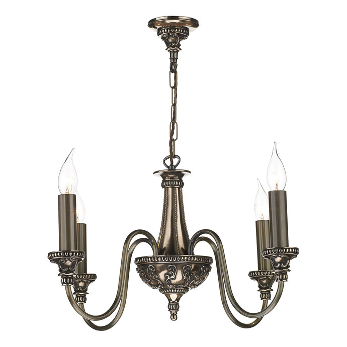 David Hunt Lighting BAI0463 Bailey 4 Light Chandelier Bronze