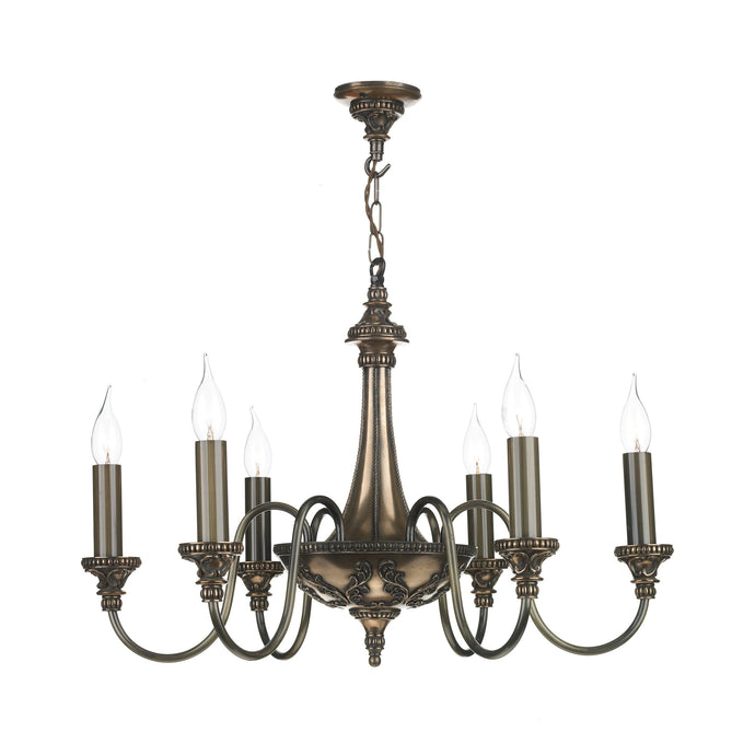 David Hunt Lighting BAI0663 Bailey 6 Light Pendant Bronze