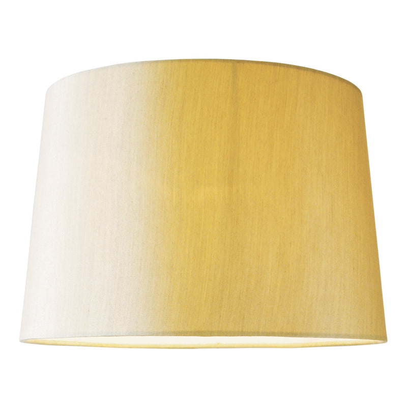 Load image into Gallery viewer, Dar Lighting BAL1563 Balthazar Gold Faux Silk Tapered Drum 38cm - 34914
