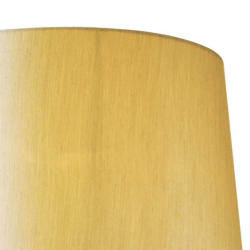 Load image into Gallery viewer, Dar Lighting BAL1563 Balthazar Gold Faux Silk Tapered Drum 38cm - 34914
