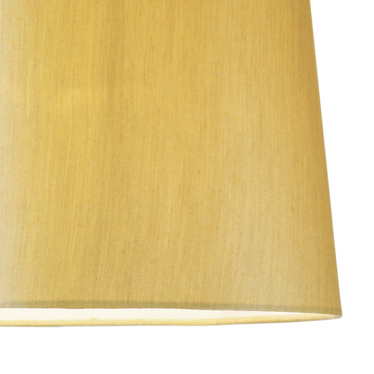 Dar Lighting BAL1563 Balthazar Gold Faux Silk Tapered Drum 38cm - 34914