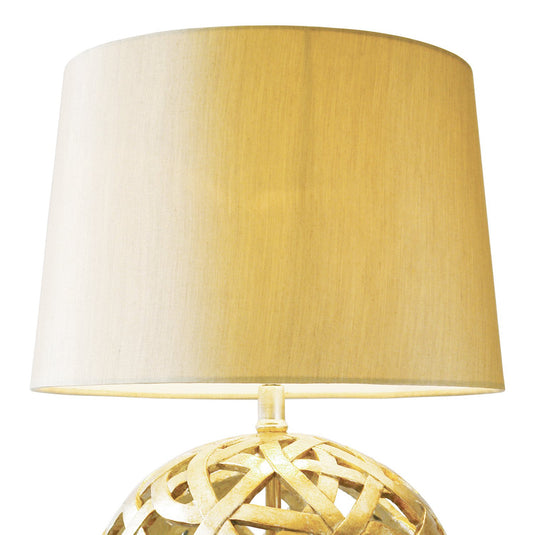 Dar Lighting BAL4263 Balthazar Table Lamp complete with Shade Bronze - 15946