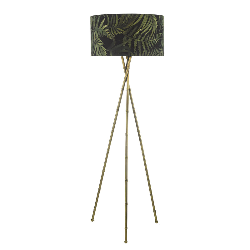 Load image into Gallery viewer, Dar Lighting BAM4975 Bamboo Floor Lamp Antique Brass Base Only - 24980
