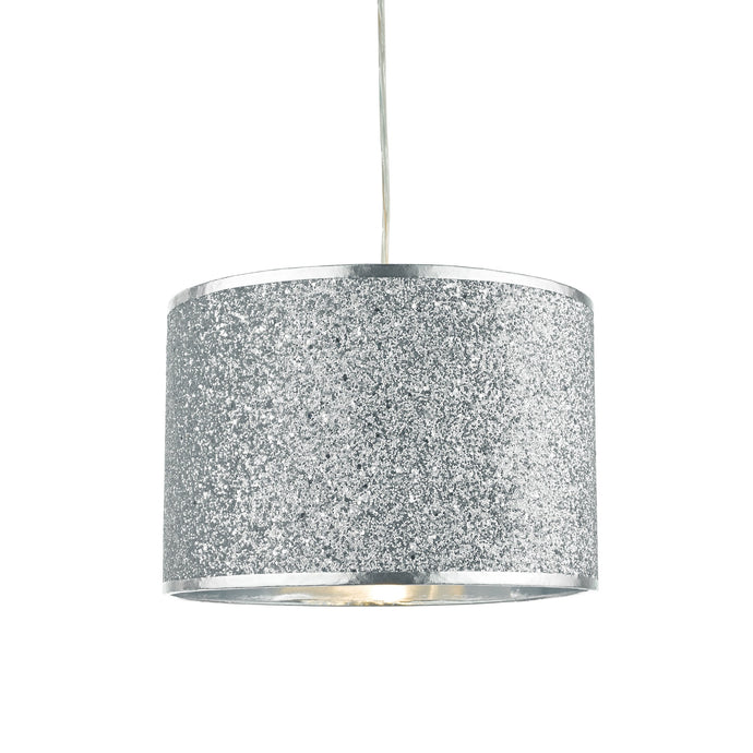 Dar Lighting BIS6532 Bistro Easy Fit Silver Glitter - 37112