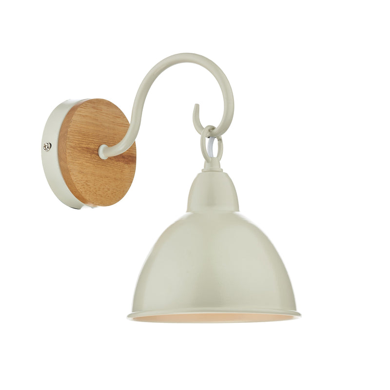 Load image into Gallery viewer, Dar Lighting BLY0743 Blyton 1 Light Wall Bracket complete with Painted Shade - 20683
