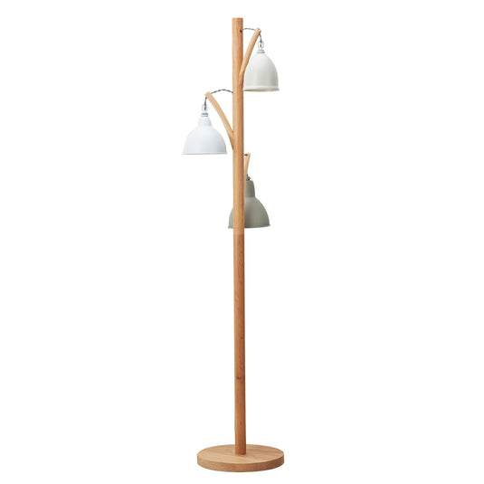Dar Lighting BLY4943 Blyton 3 Light Floor Lamp complete with Painted Shade - 34930