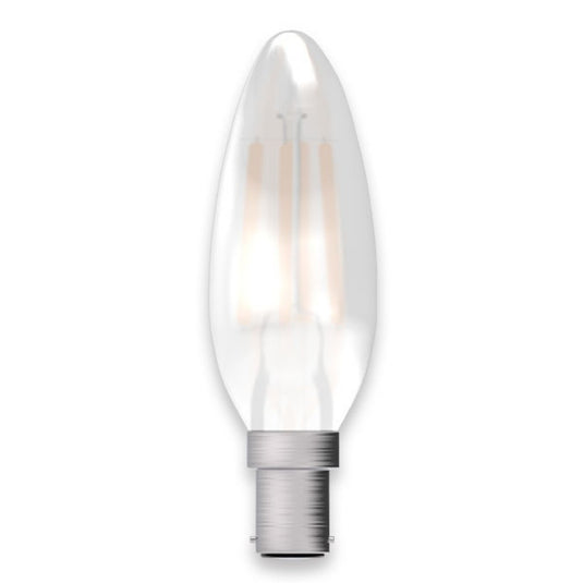 C-Lighting 25348 5w SBC - B15 Dimmable Candle Lamp 470 Lumen Clear (2700k)