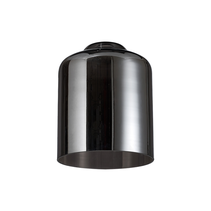C-Lighting Budapest 240mm x 310mm Chrome Plated Conical Cylinder Glass Shade - 53435