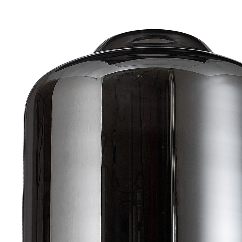 Load image into Gallery viewer, C-Lighting Budapest 240mm x 310mm Chrome Plated Conical Cylinder Glass Shade - 53435
