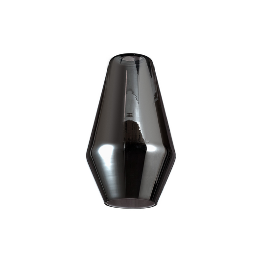 C-Lighting Budapest 180mm x 290mm Chrome Plated Kite Glass Shade - 53441