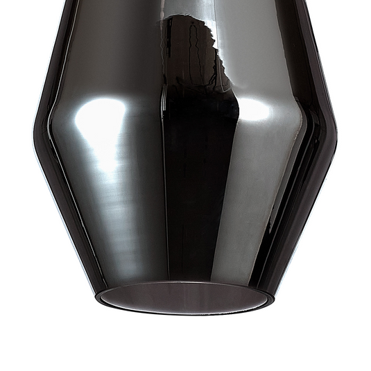 C-Lighting Budapest 180mm x 290mm Chrome Plated Kite Glass Shade - 53441