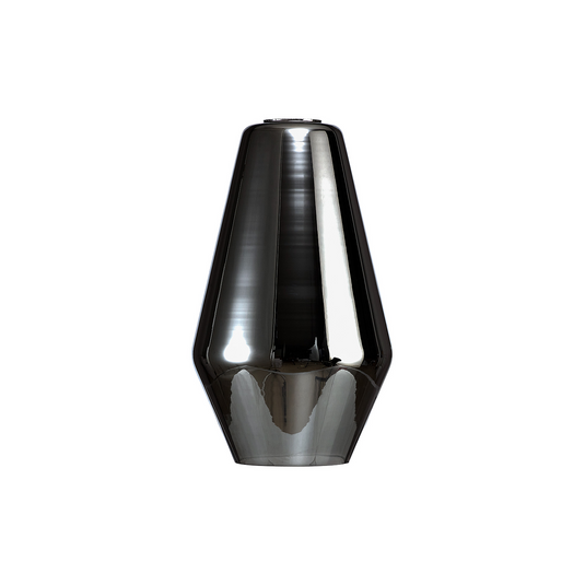C-Lighting Budapest 180mm x 290mm Chrome Plated Kite Glass Shade - 53441