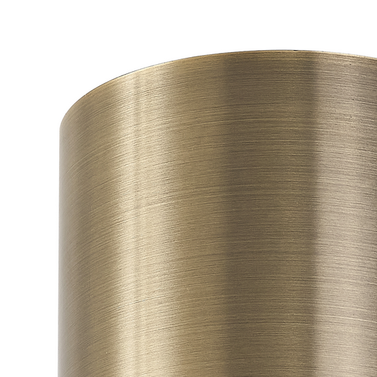 C-Lighting Budapest Antique Brass 1 Light E27 Ceiling Flush, Suitable For A Vast Selection Of Glass Shades - 53507