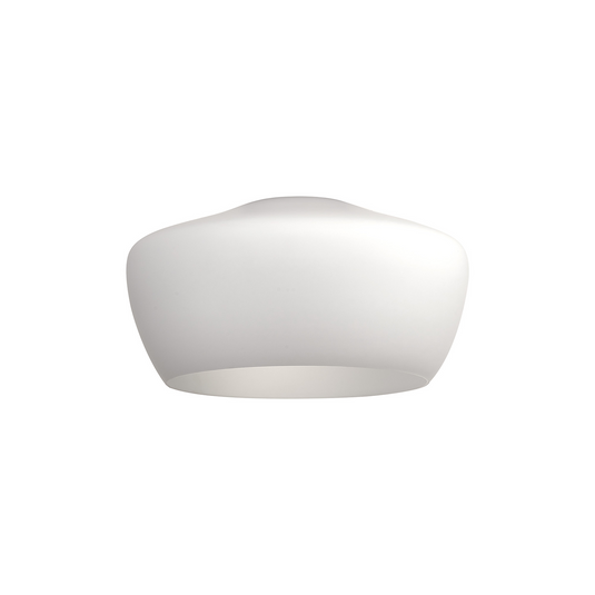 C-Lighting Budapest 300mm x 165mm Opal Trapezium Glass Shade - 53516