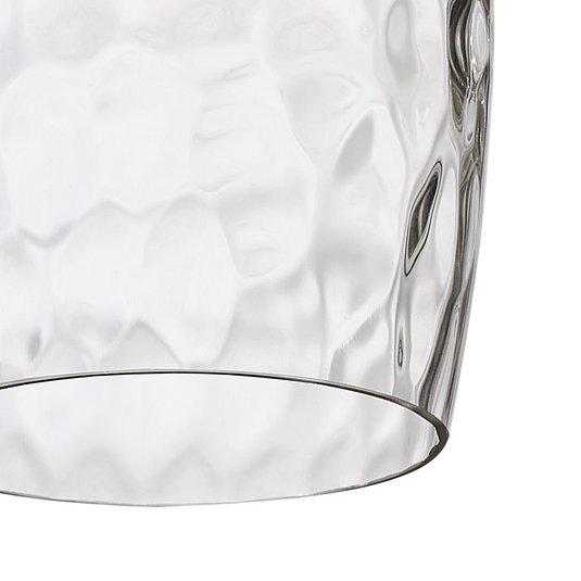 C-Lighting Budapest 150mm x 185mm Clear Ripple Wine Glass Shade  - 53519