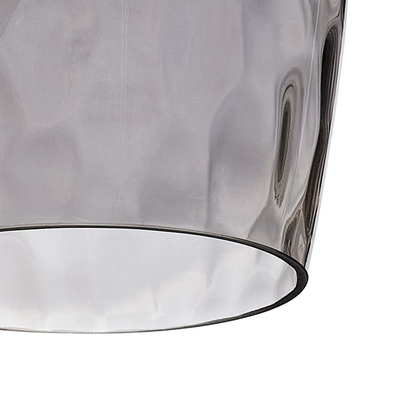 Load image into Gallery viewer, C-Lighting Budapest 150mm x 185mm Smoke Ripple Wine Glass Shade  - 53520
