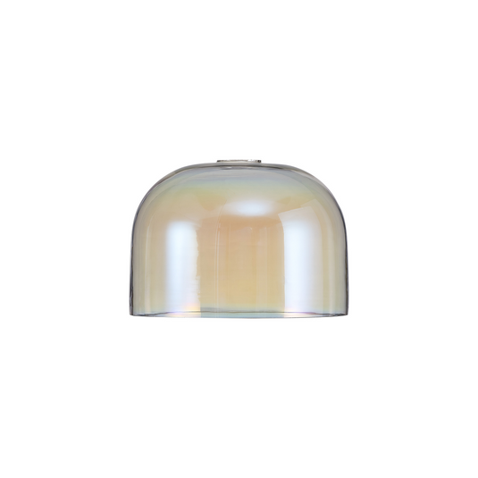 C-Lighting Budapest 240mm x 170mm Iridescent Cloche Glass Shade  - 53521