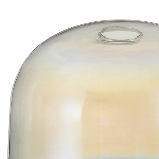 C-Lighting Budapest 240mm x 170mm Iridescent Cloche Glass Shade  - 53521