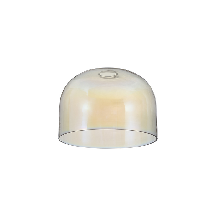 C-Lighting Budapest 240mm x 170mm Iridescent Cloche Glass Shade  - 53521