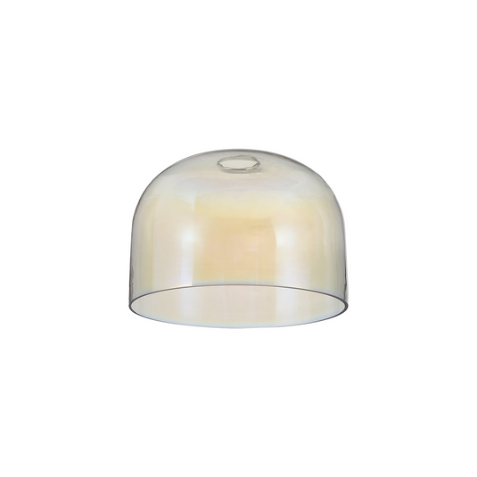 C-Lighting Budapest 240mm x 170mm Iridescent Cloche Glass Shade  - 53521