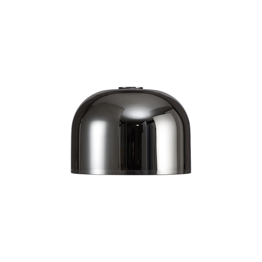 C-Lighting Budapest 240mm x 170mm Chrome Plated Cloche Glass Shade  - 53522