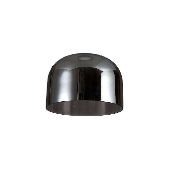 C-Lighting Budapest 240mm x 170mm Chrome Plated Cloche Glass Shade  - 53522