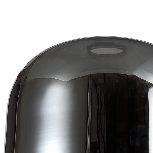 C-Lighting Budapest 240mm x 170mm Chrome Plated Cloche Glass Shade  - 53522
