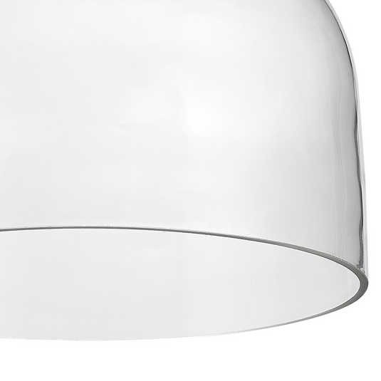 C-Lighting Budapest 240mm x 170mm Clear Cloche Glass Shade  - 53523