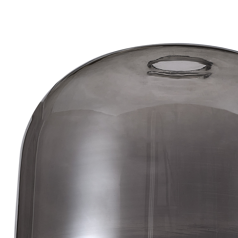 Load image into Gallery viewer, C-Lighting Budapest 240mm x 170mm Smoke Plated Cloche Glass Shade  - 53524
