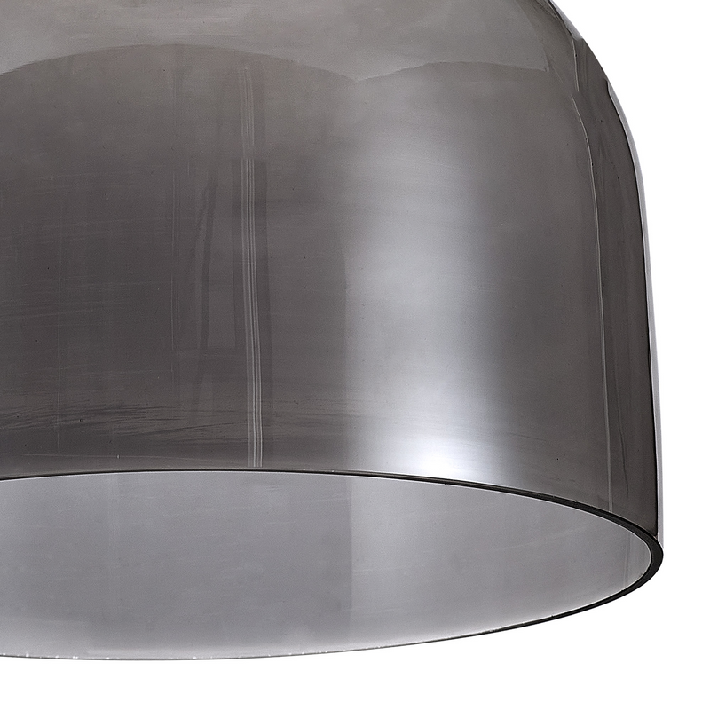 Load image into Gallery viewer, C-Lighting Budapest 240mm x 170mm Smoke Plated Cloche Glass Shade  - 53524
