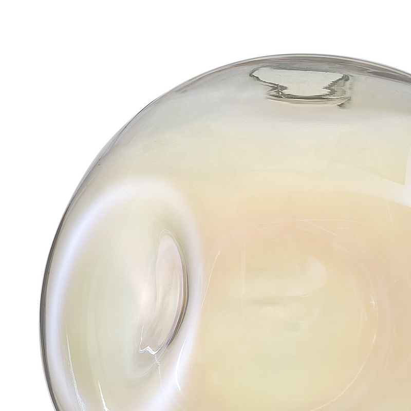 Load image into Gallery viewer, C-Lighting Budapest 250mm x 235mm Iridescent Round Dimple Glass Shade  - 53526
