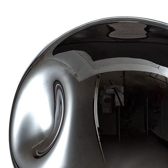 C-Lighting Budapest 250mm x 235mm Chrome Plated Round Dimple Glass Shade  - 53529