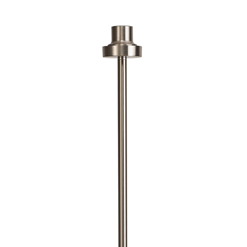 Load image into Gallery viewer, C-Lighting Budapest Satin Nickel 1 Light E27 143cm Uplight Floor Lamp, Suitable For A Vast Selection Of Glass Shades - 48217
