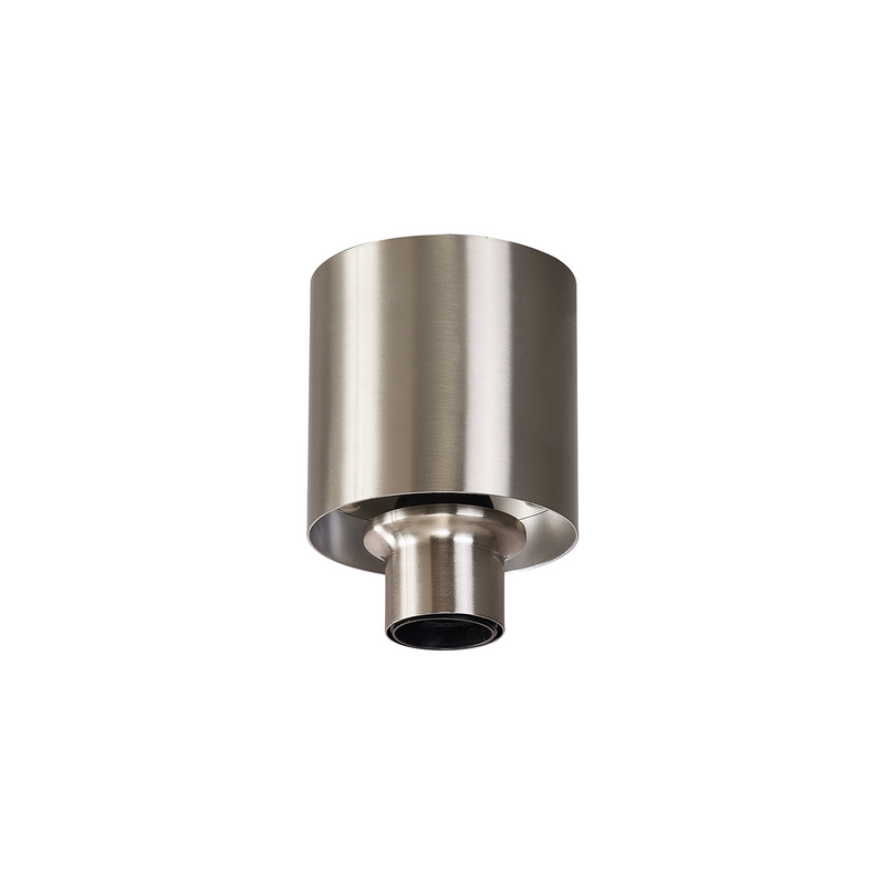 Load image into Gallery viewer, C-Lighting Budapest Satin Nickel 1 Light E27 Ceiling Flush, Suitable For A Vast Selection Of Glass Shades - 53239
