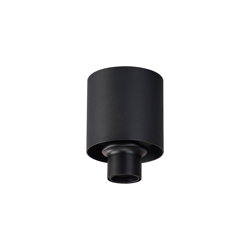 Load image into Gallery viewer, C-Lighting Budapest Satin Black 1 Light E27 Ceiling Flush, Suitable For A Vast Selection Of Glass Shades - 53395
