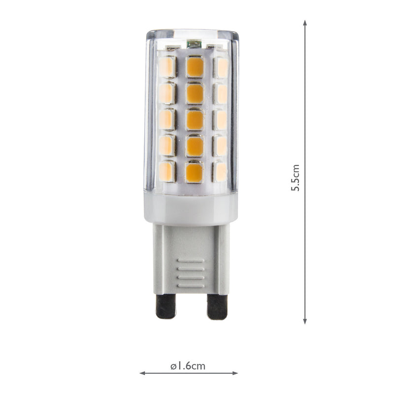 Load image into Gallery viewer, där Lighting BUL-G9-LED-3 G9 LED LAMP 3w 300LM 2700k Clear
