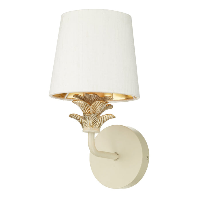 David Hunt Lighting CAB0712 Cabana Single Wall Light in Cream Gold
