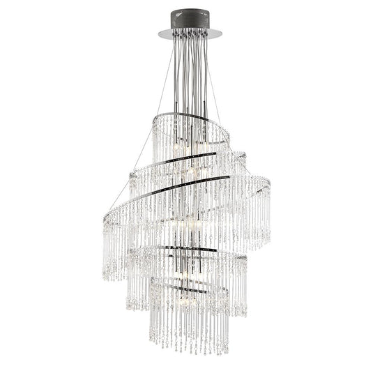 Endon Lighting CAMILLE-24CH Camille 24lt Pendant - 34552