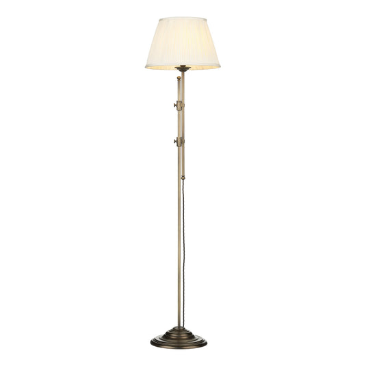 David Hunt Lighting CHE 4975.00 CHESTER Adjustable height Floor lamp in Antique brass