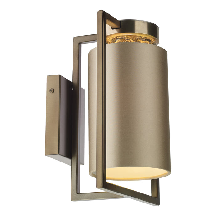 David Hunt Lighting CHI0775 CHISWICK Single wall light with shade in Antique brass