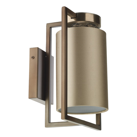 David Hunt Lighting CHI0775 CHISWICK Single wall light with shade in Antique brass