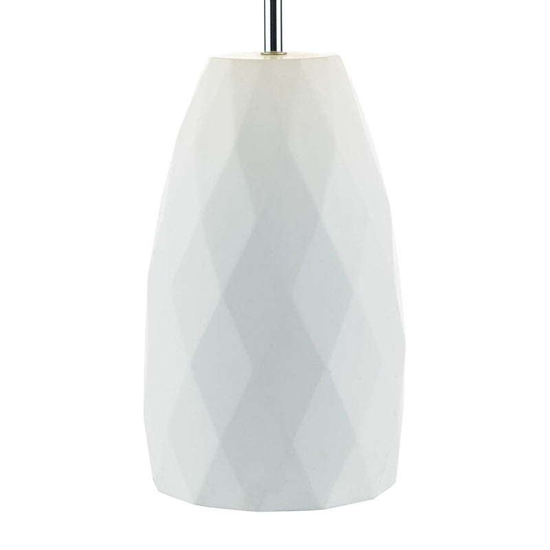 Load image into Gallery viewer, Dar Lighting CIA422 Ciara Table Lamp White Base c/w White Linen Shade - 34949
